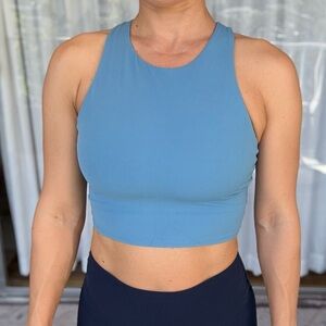 Athleta Sky Blue Racerback Sports Bra